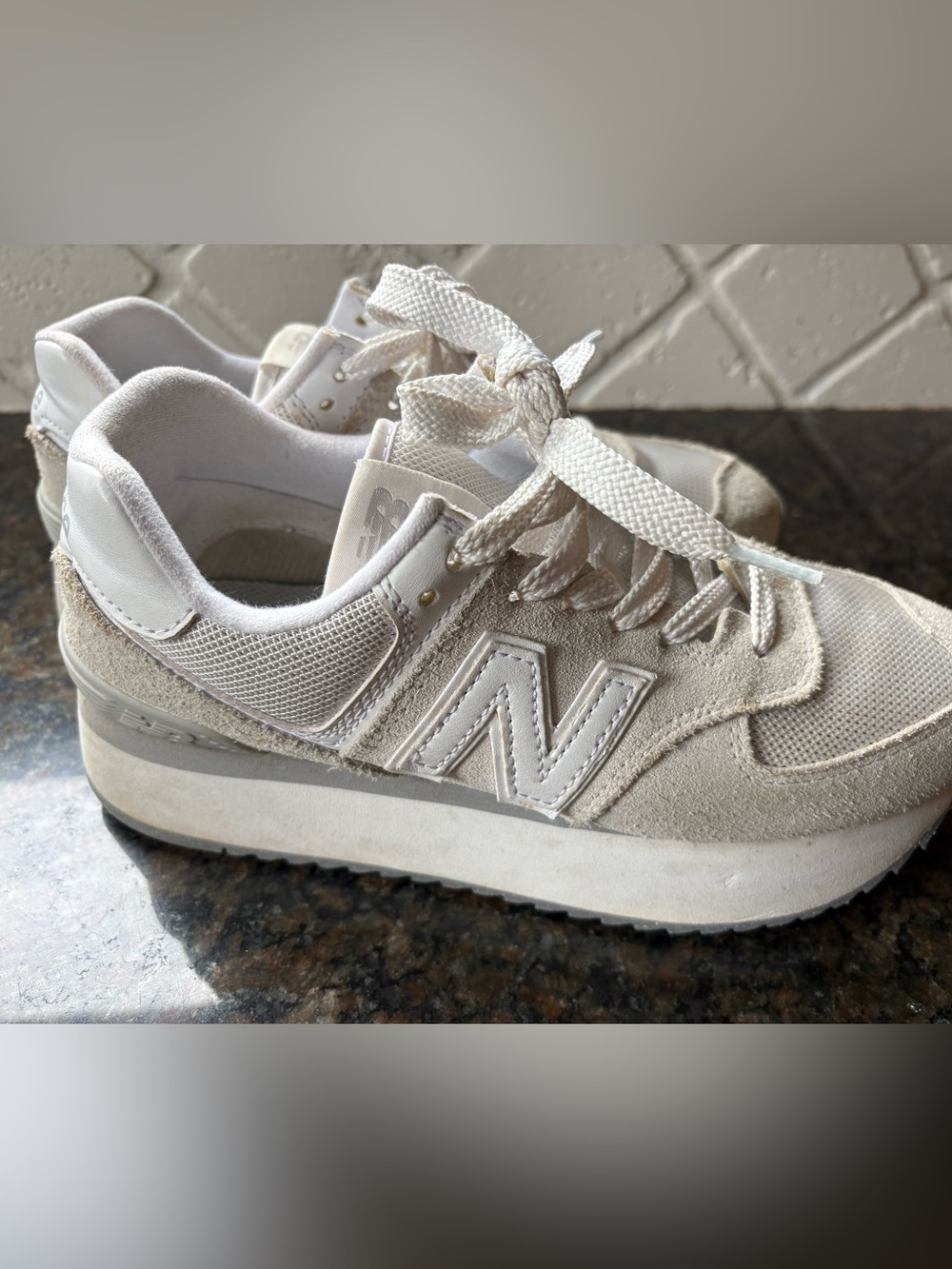 New Balance 574 Platform Womens Sneakers